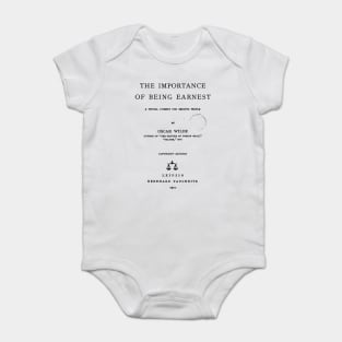 Importance of Being Earnest Baby Bodysuit